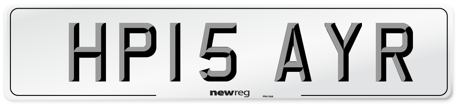 HP15 AYR Number Plate from New Reg